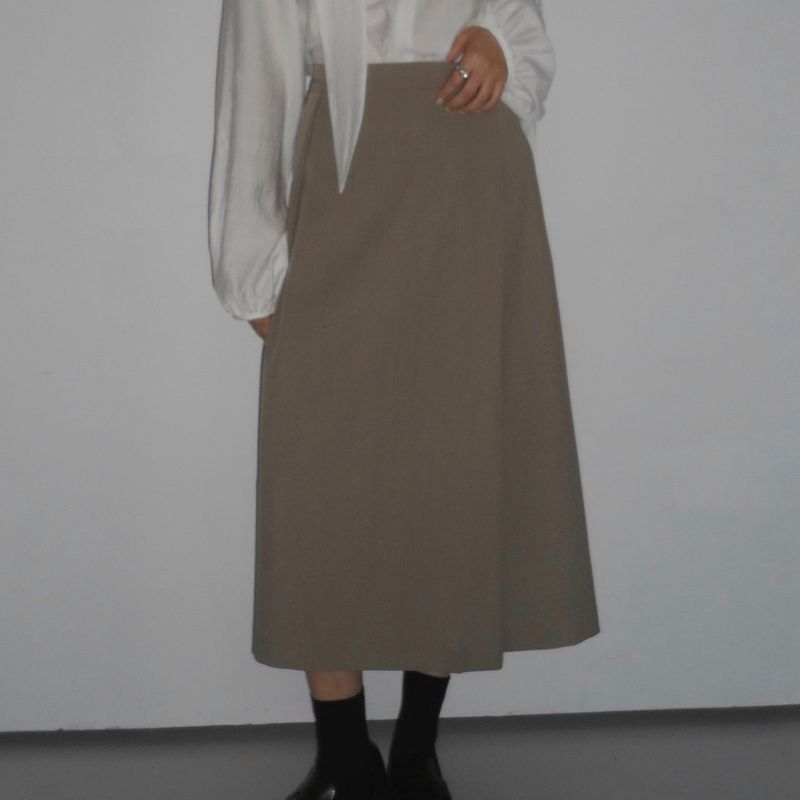 apoem(アポエム)の「Belted Midi Skirt – 2colors(Skirts)」