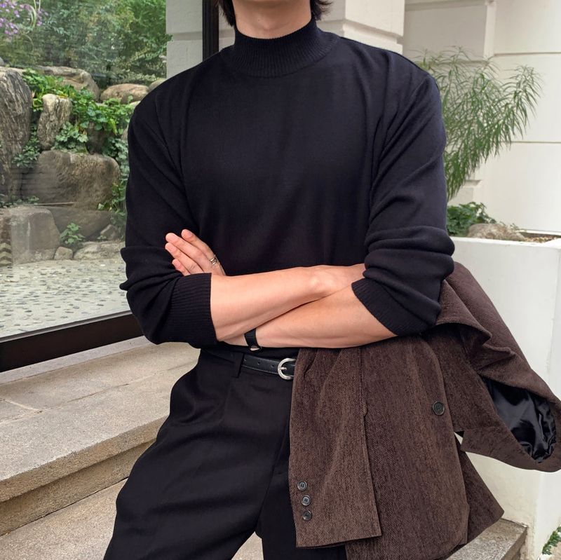 lemenne(ルメンヌ)の「LMN Luton Wool Half-Turtleneck Muscle Knitwear (3 colors)(Tops)」