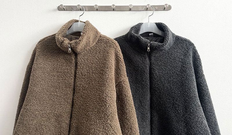 Pelo Thick Dumble Fleece Zip-Up Jumper