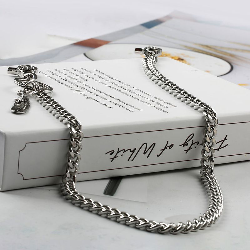 SVC-528 Feather Silver Basic Trouser Chain