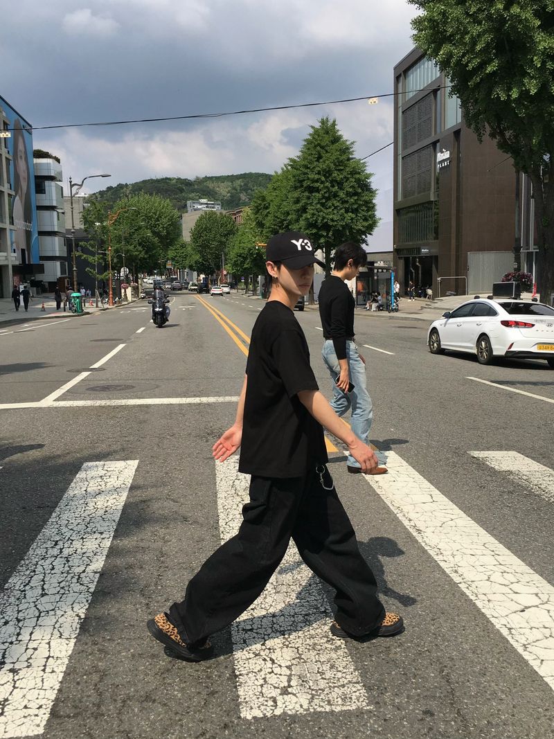 A-N Basic Wide Denim Pants 2C