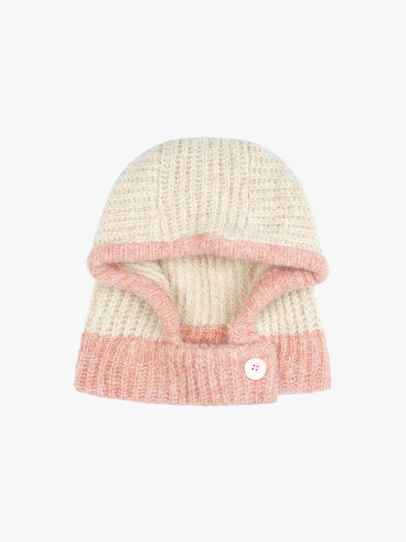 BUTTON KNIT BALACLAVA