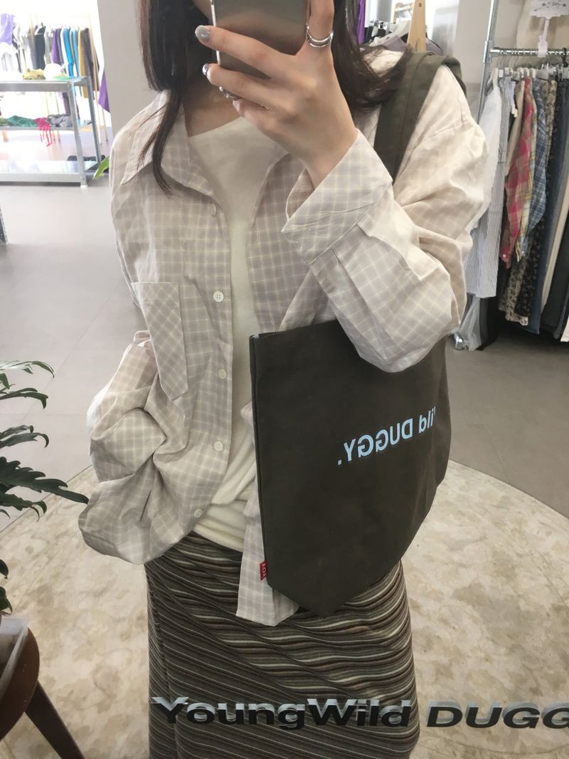 YWD TWILL ECO BAG-KHAKI 