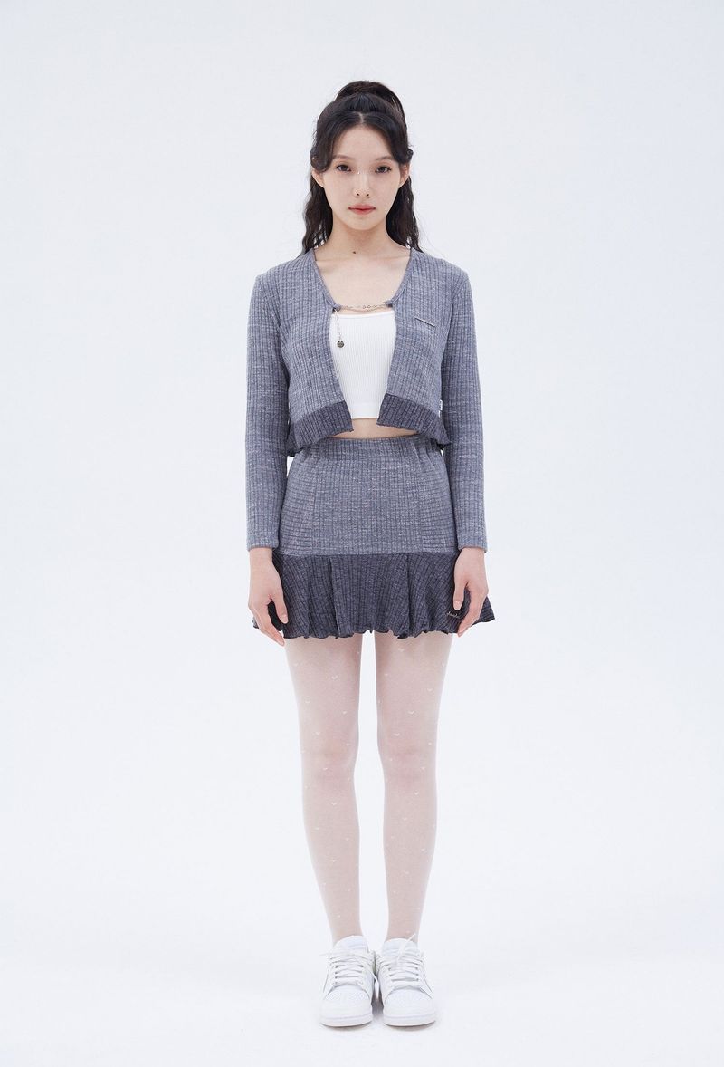 Trumpet Skirt [Grey]