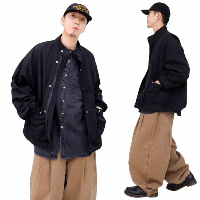 Oversized Lightweight Nylon Jacket