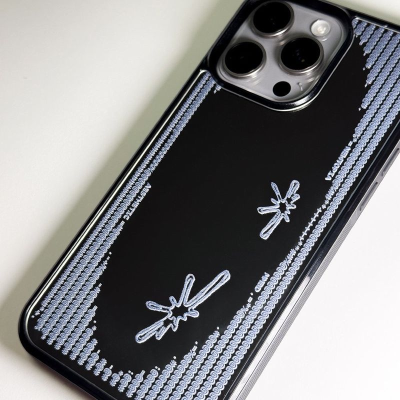 NTA Bound Life_ASCII CORE_002 Bumper Mirror Phone Case