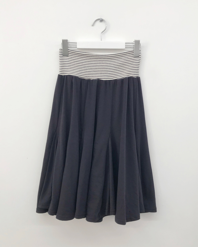 Rosé banding cutout skirt (3color)