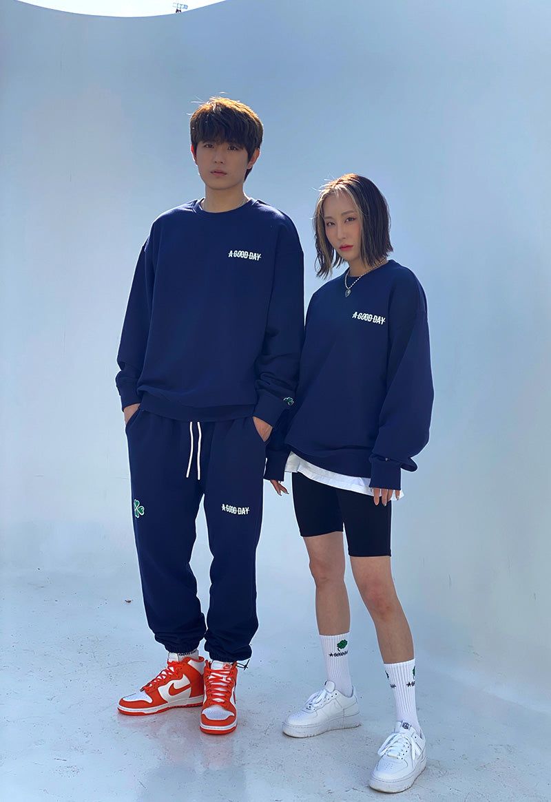 FLOVER TRANING PANTS (NAVY)
