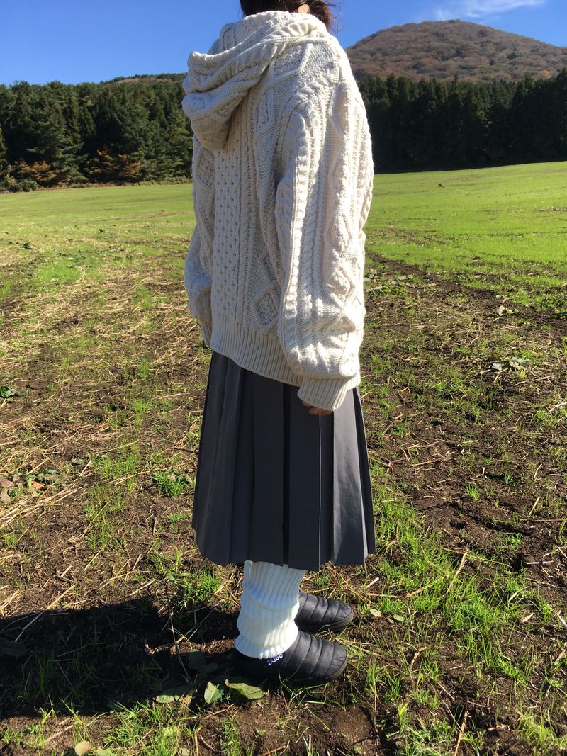 Pleated skirt
