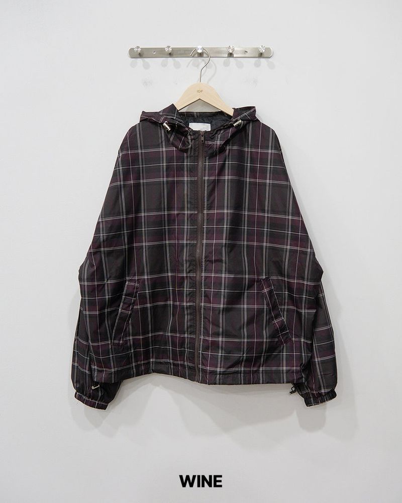 Step Check Hood Windbreaker
