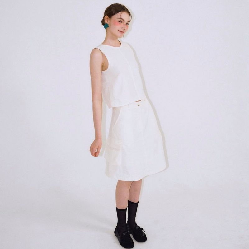 Pocky Setup Skirt - 2colors