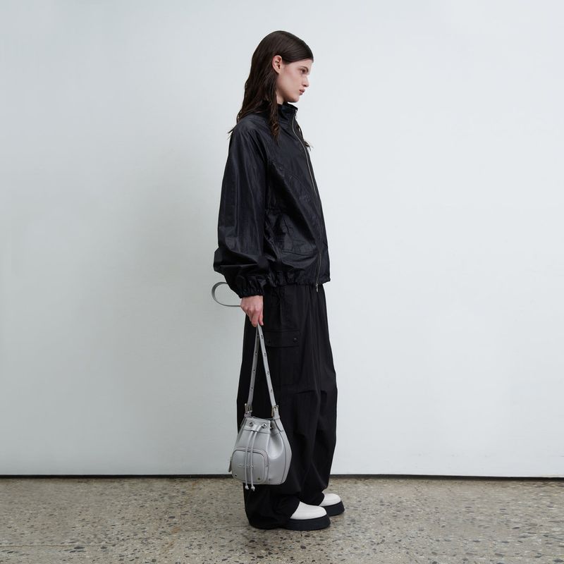 POCKET BUCKET BAG_GREY