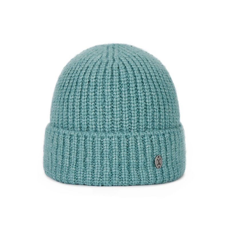 VA Curved Oval Metal Washed Beanie  / Mint