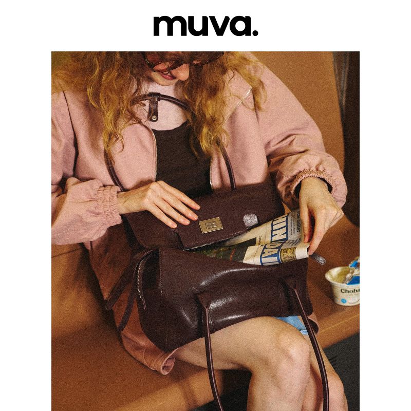 muva.(ムーヴァ)の「muva. トレジャー ポーチ レザートートバッグ(バッグ)」