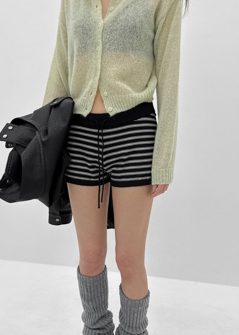[MADE] Ripol Stripe Knit Shorts (Set Available)