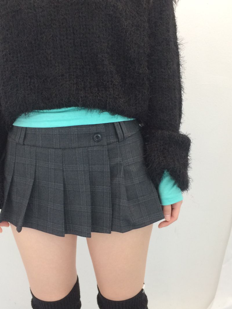Shoulder collar loose knitwear