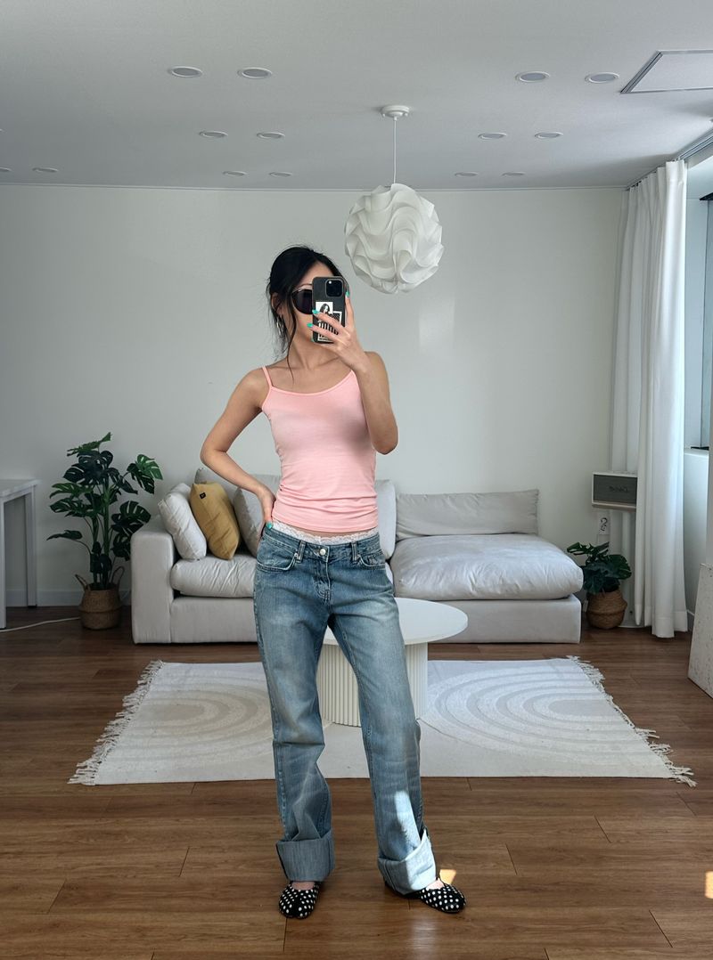 light wash low denim