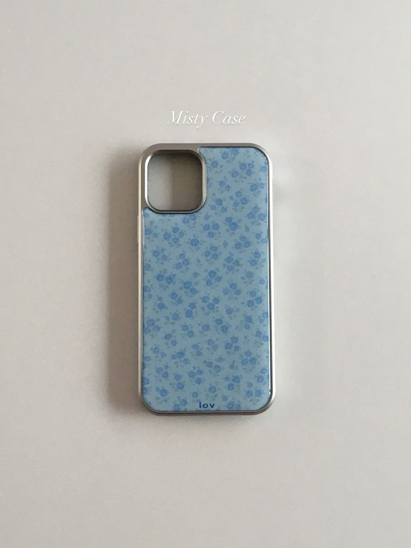 lovinhere(ラビンヒア)の「Misty Epoxy Silver Case(Smartphone Accessories)」
