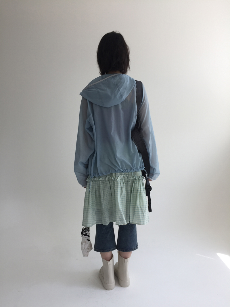 Block layer windbreaker (5color)