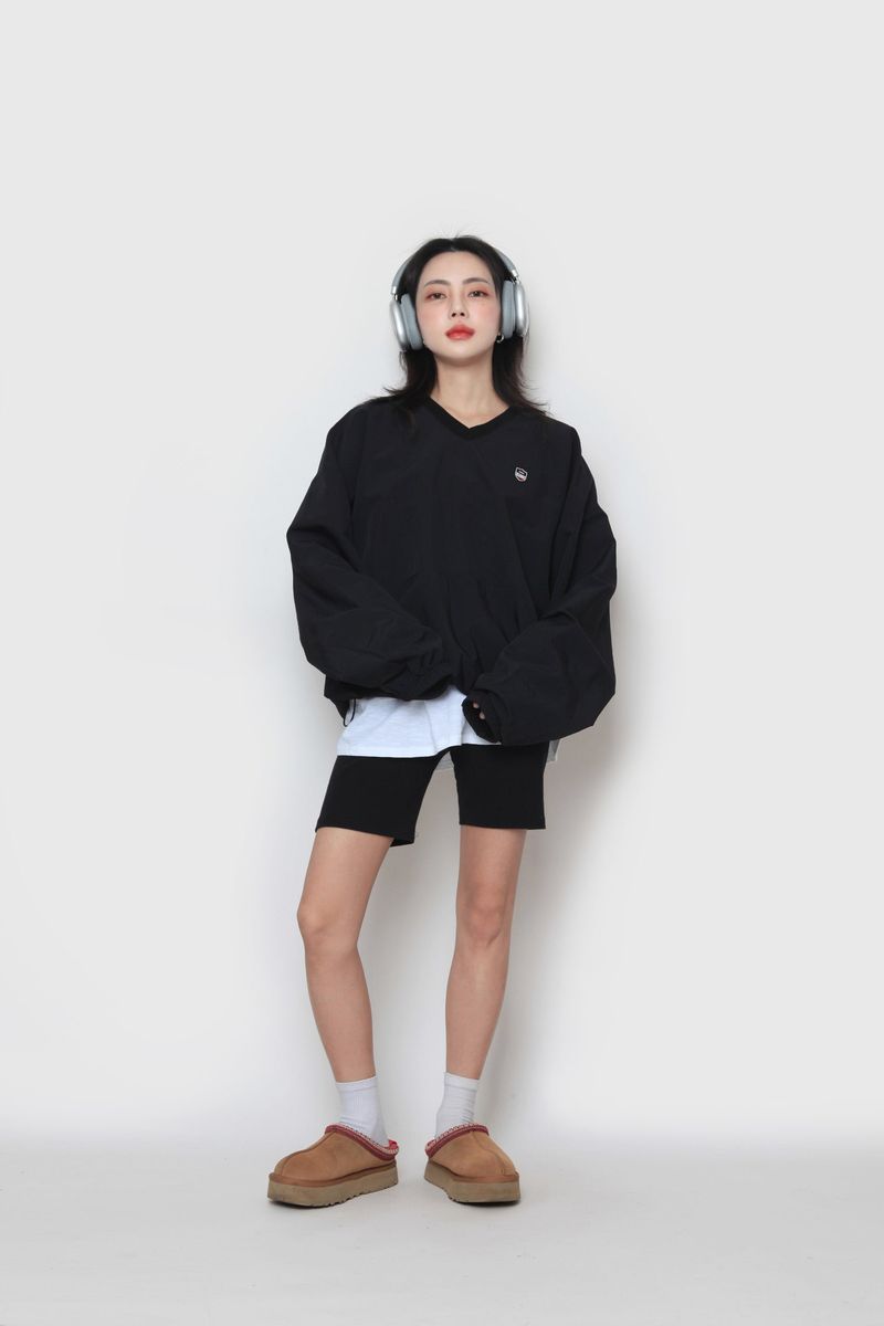 Anorak Warm-up String Sweatshirt