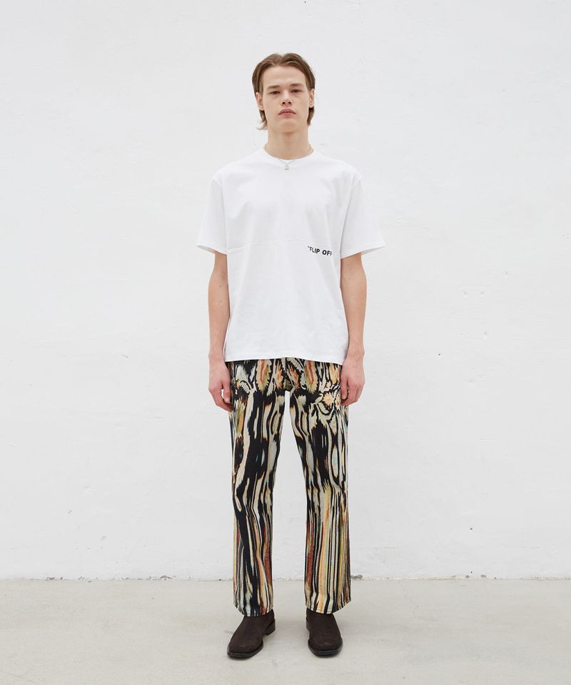 INPREP(インプレップ)の「FLIP OFF T-SHIRT (WHITE)(Tops)」
