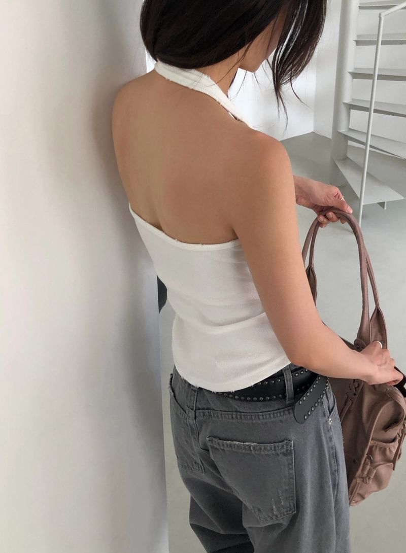 [ORIGINAL] Trace Damage Halterneck Sleeveless