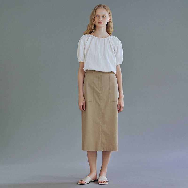 URAGO（ユラゴ）の「Cinnamon pocket skirt（Skirts）」
