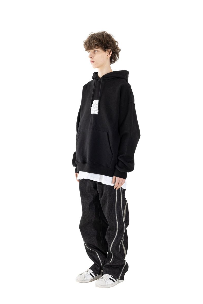 OBLIQUE MS ZIPPER DENIM