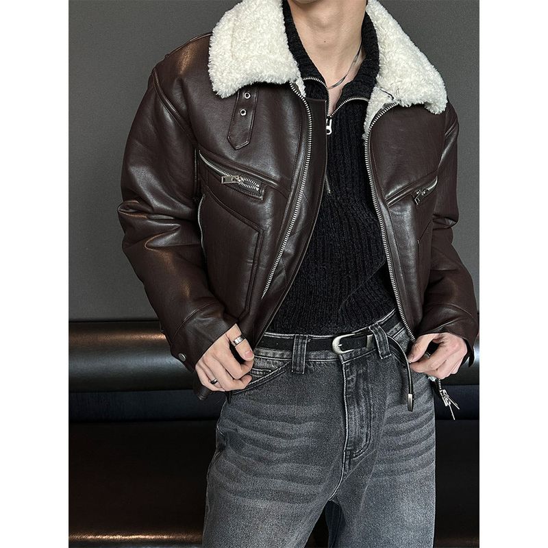  [F/W] Biker leather mustang(2color)