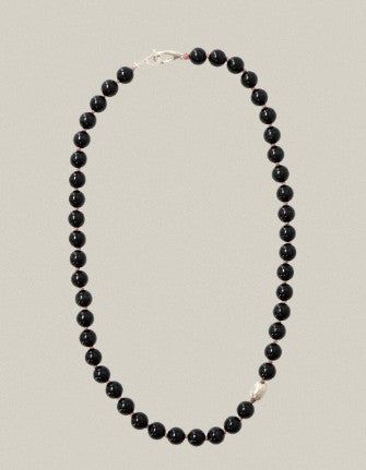 partez(パルテ)の「Black Pebble Neacklace(Accessories)」