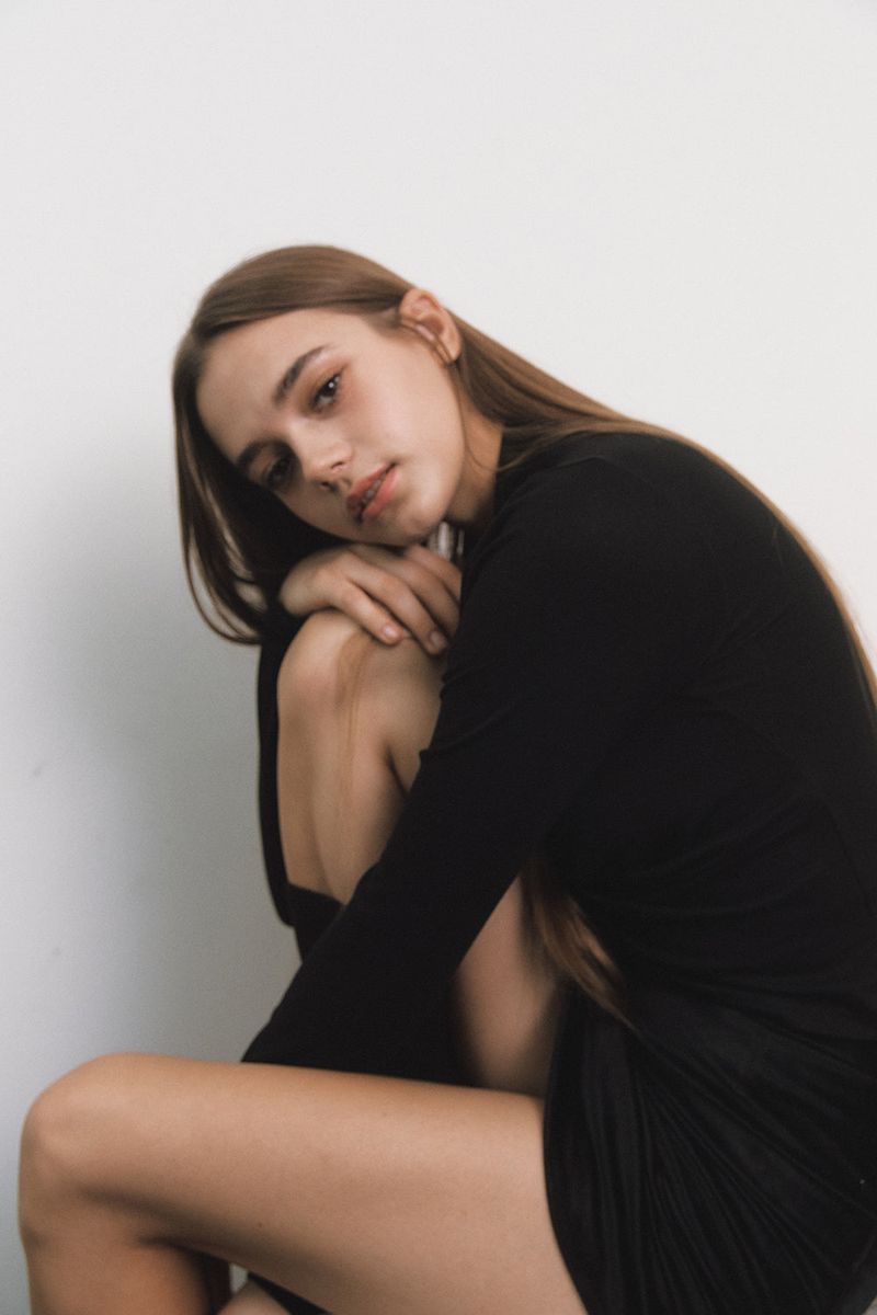 Shirring Top Black