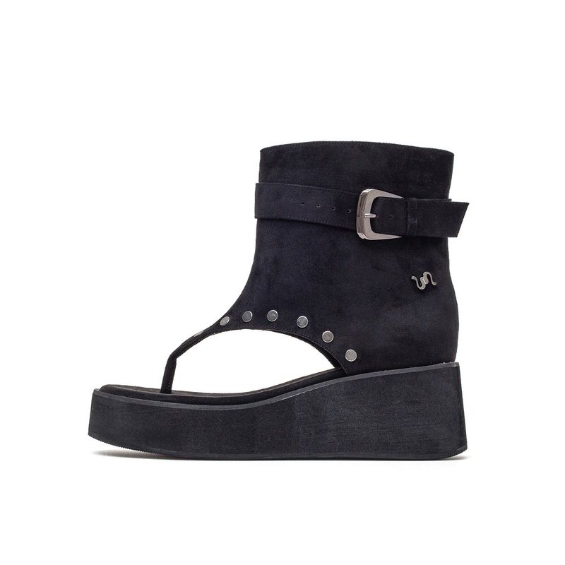 SSIMEEZ（シミズ）の「Studded Platform Sandal Boots(Black)（Shoes）」