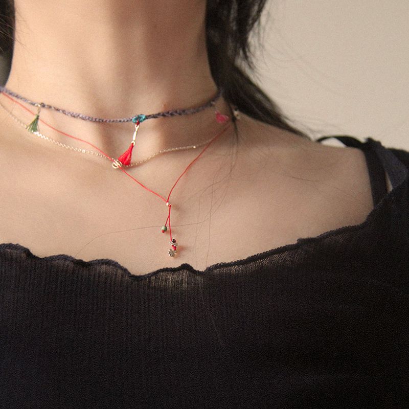 ccnmade（チェチャンナムメイド）の「サムダンスツータイプネックレス（アクセサリー）」