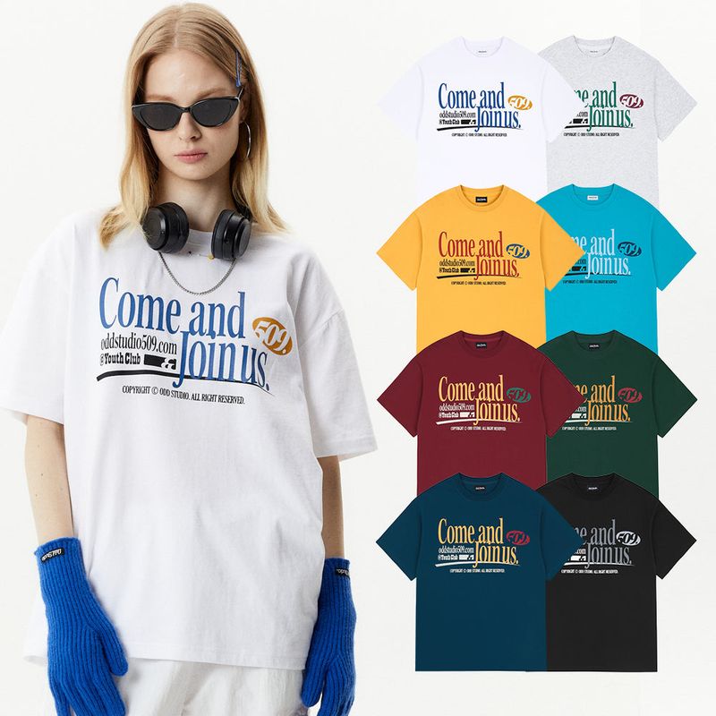 ODDSTUDIO（オッドスタジオ）の「Come And Join Us Graphic Over Fit t-shirt - 8 color（Tops）」