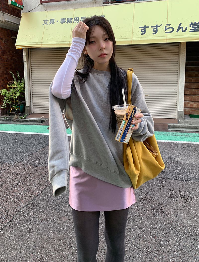 CIRCLE HOLE SWEAT SHIRT (3C)
