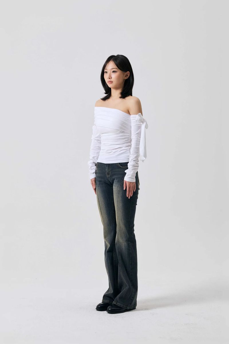 ELLA BOOTCUT DENIM PANTS / BLUE