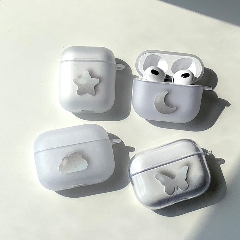 Moon - Sliver Weather AirPods Case_matt
