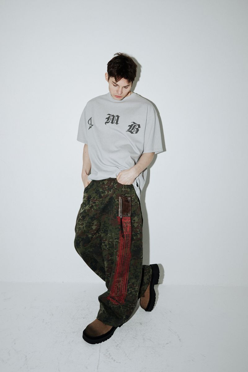 Vintage Paisley T-shirts (Ashed-gray)
