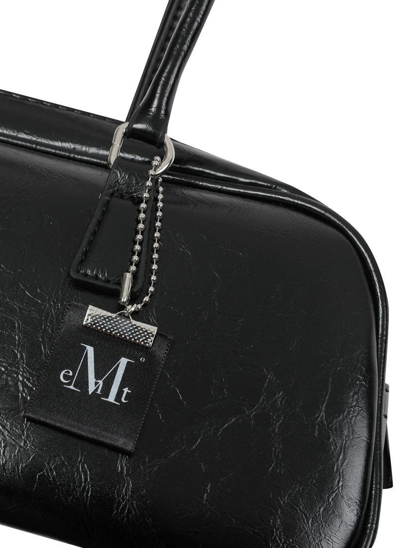 ROMA CRACK KEYRING BOWLING BAG (Black,Ivory,Silver)