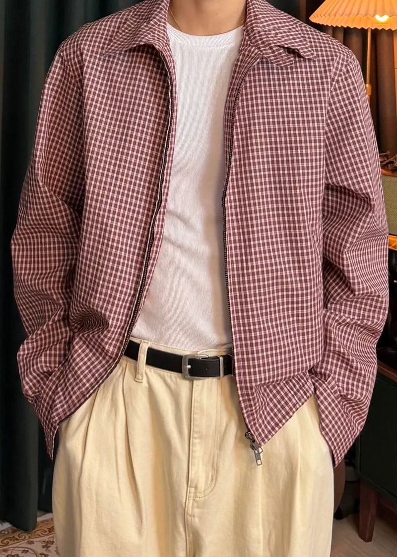 Two-Way Check Bay Jacket 2COLOR