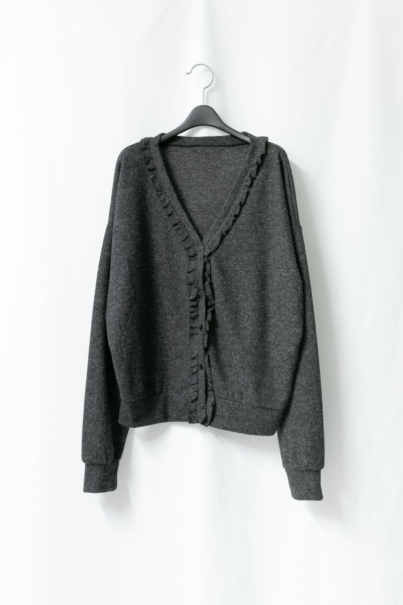 frill melange cardigan(3colors)