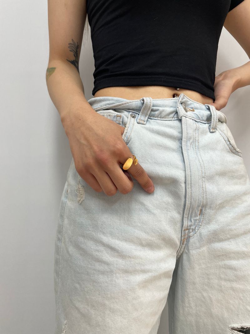 no.44 ring gold (#13 freesize)