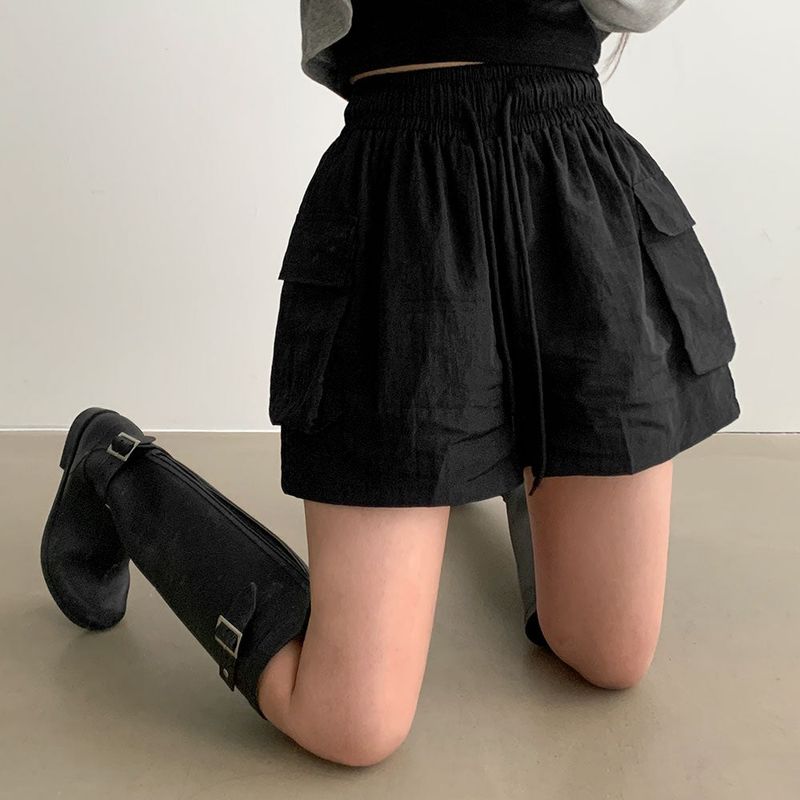 [BELLIDE MADE/2 size] biscuit cargo shorts