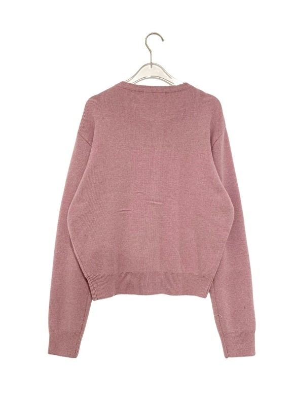 26FW★ [BAONHAUS] Nea Round-Neck Argyle Cardigan
