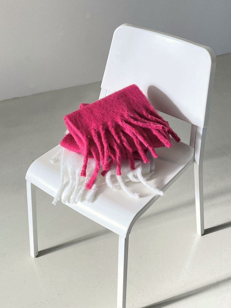 Warm tassel muffler 