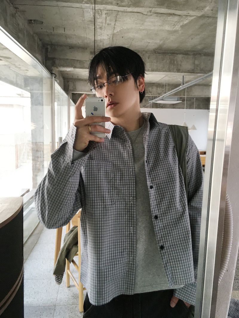 No.1650 CC check crop SHIRT (3color)
