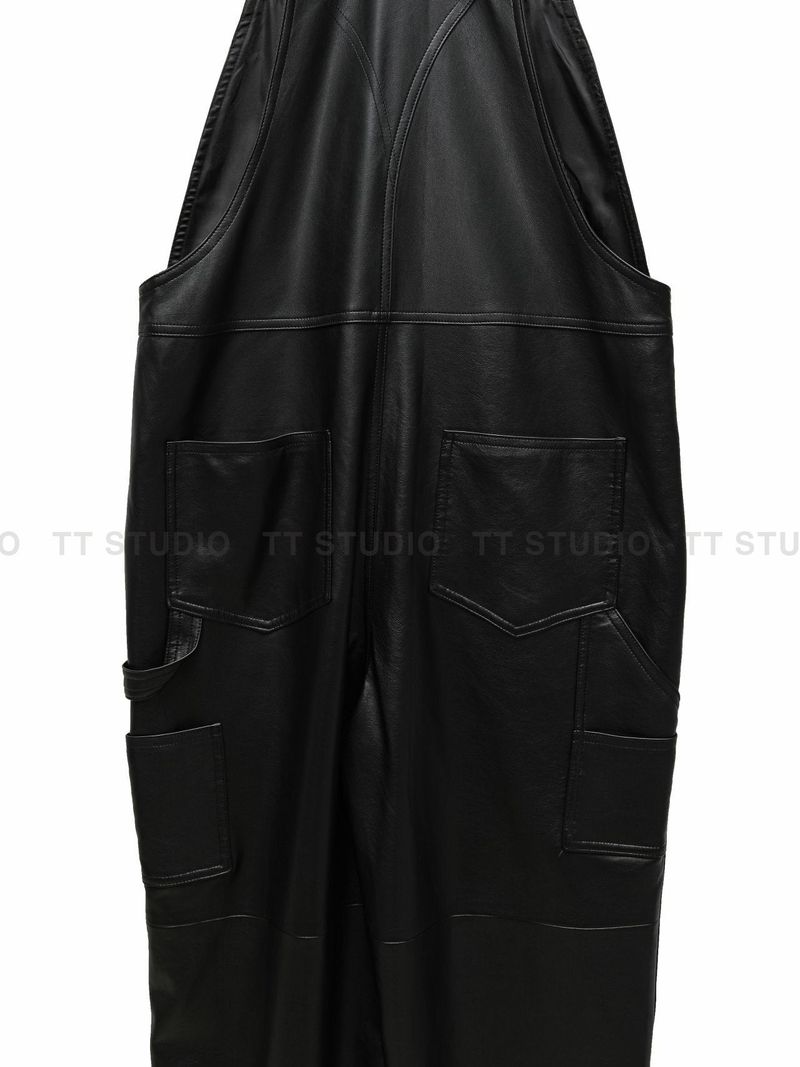 Leather overalls