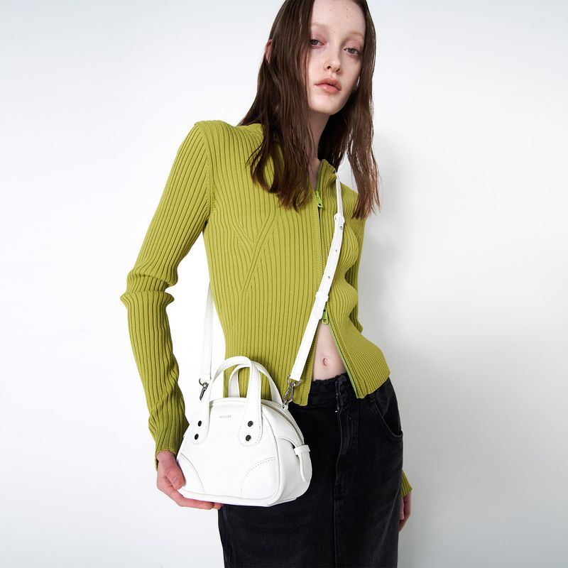 MUNIER（ミュニエ）の「MINI BOWLING BAG_WHITE（Bags）」