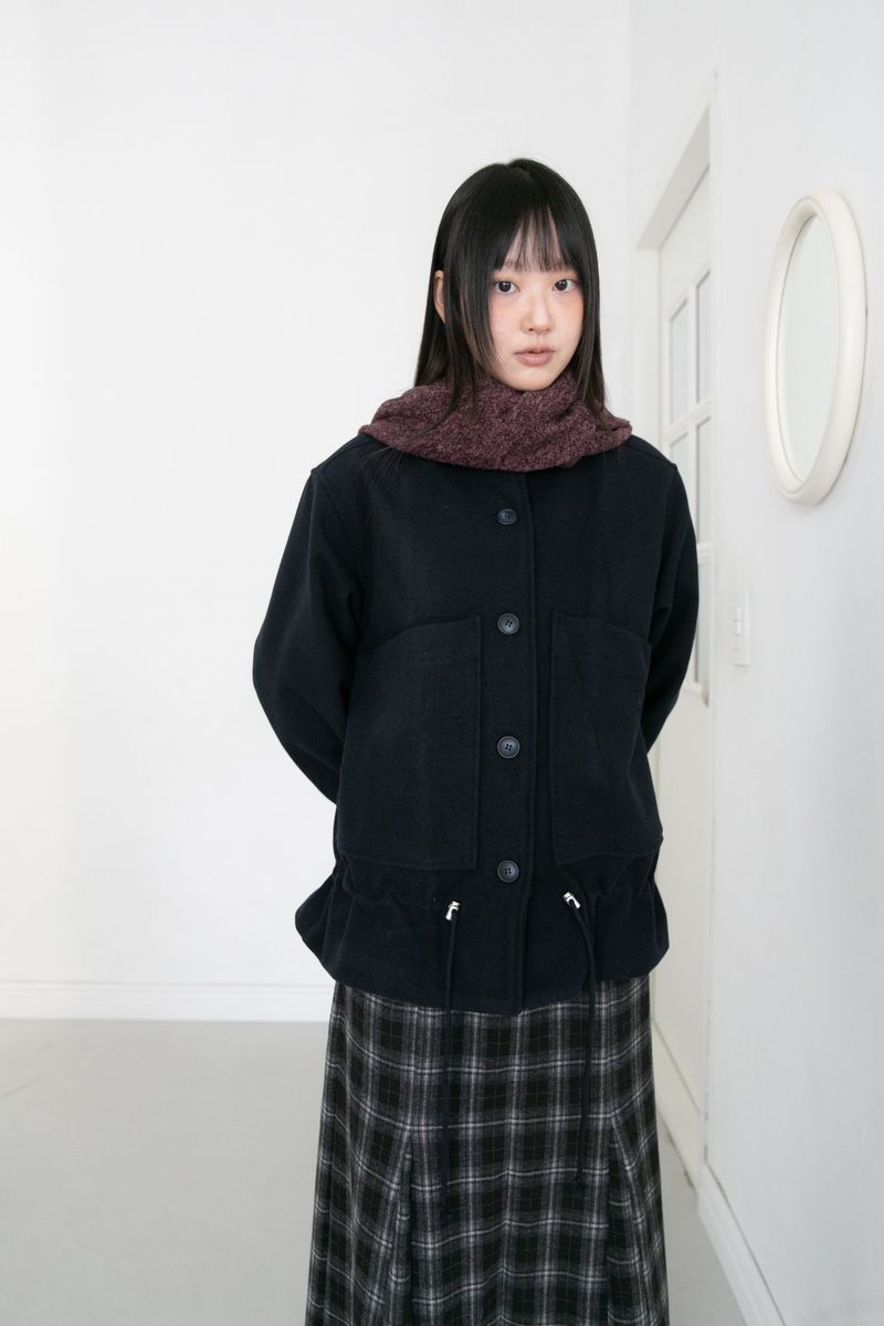 omoosoohy（オムスヒ）の「stopper high-neck half-coat(2colors)（Jackets/Outerwear）」