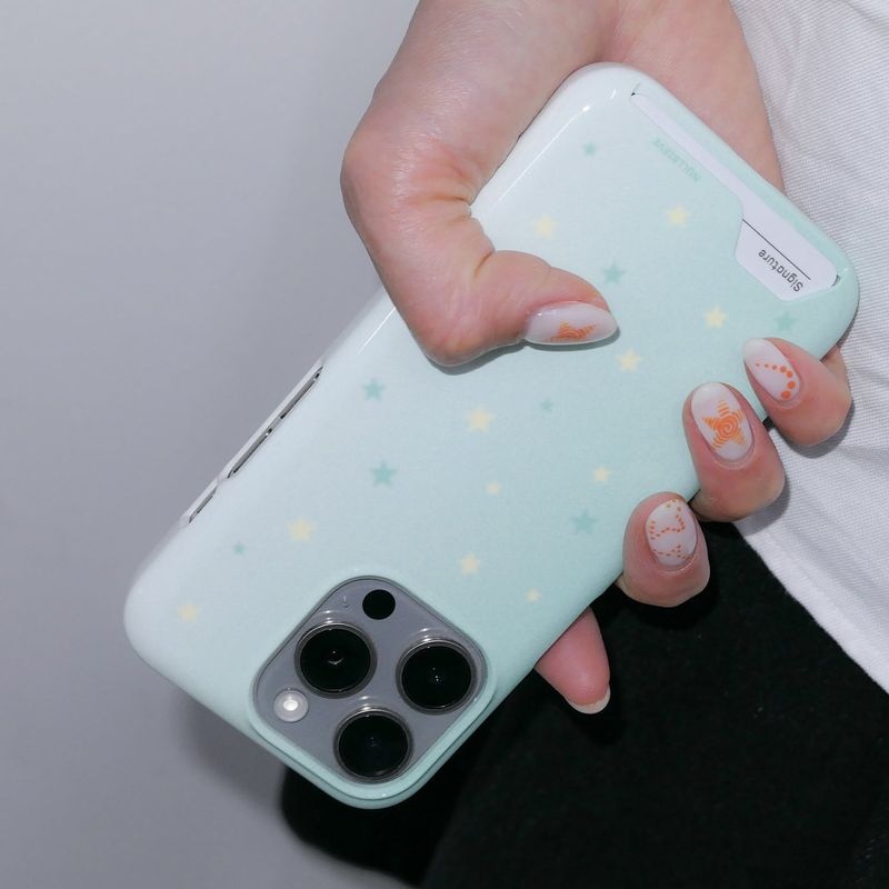 nullbieve（ヌルビーブ）の「スターリーナイトハードケース. メロン（スマホグッズ/小物）」